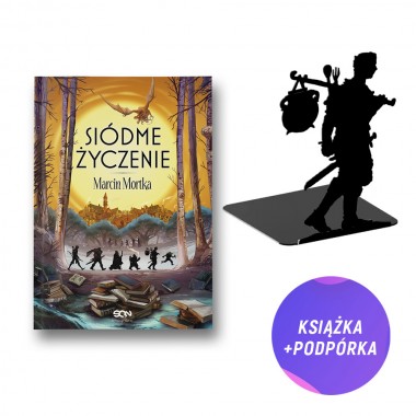Siódme życzenie (książka + podpórka na książki Kociołek + zakładka gratis)