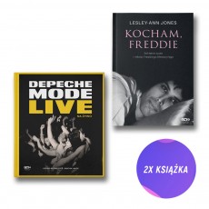 Depeche Mode. Live + Kocham, Freddie (2x książka)