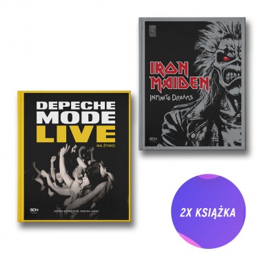 Depeche Mode. Live + Iron Maiden. Infinite Dreams (2x książka)