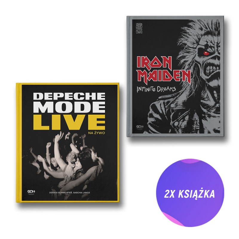 Depeche Mode. Live + Iron Maiden. Infinite Dreams (2x książka)