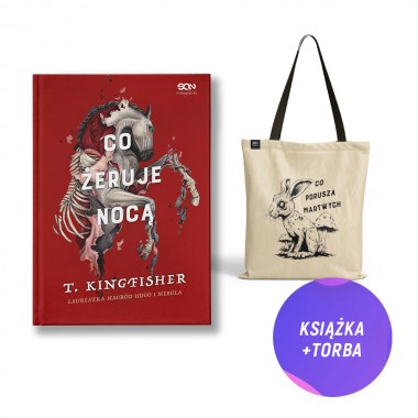 Co żeruje nocą (książka + torba bawełniana królik + zakładka gratis)