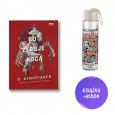 Co żeruje nocą (książka + butelka szklana bidon 350ml Fantastyka + zakładka gratis)