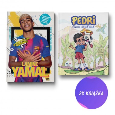 Lamine Yamal. Złota nadzieja futbolu + Pedri i legenda o złotych butach (2x książka)