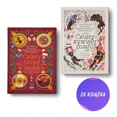Cztery trupy w barszcz. Fantastyczno-kryminalna antologia świąteczna + Cztery żywioły magii (2x książka + zakładka)