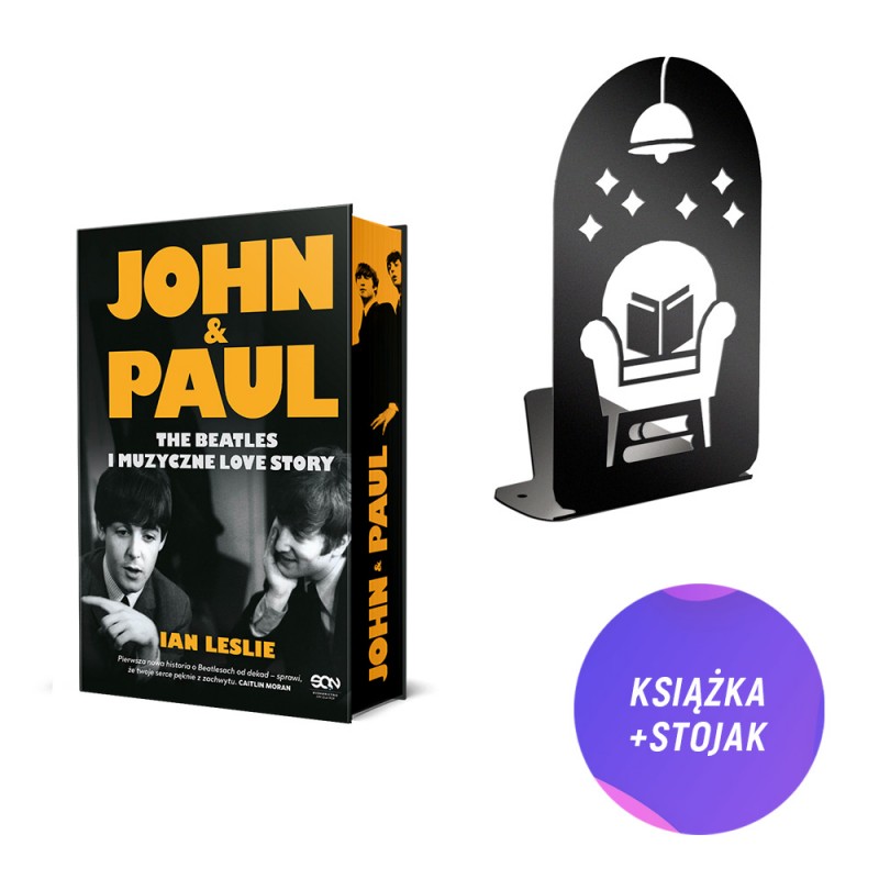 John & Paul. The Beatles i muzyczne love story (barwione brzegi) (książka + podpórka na książki fotel czytelnika)