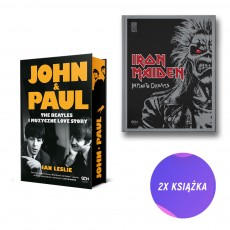 John & Paul. The Beatles i muzyczne love story (barwione brzegi) + Iron Maiden (2x książka)