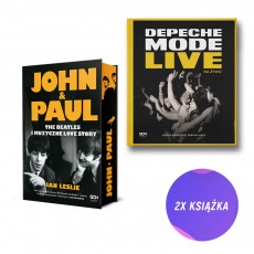 John & Paul. The Beatles i muzyczne love story (barwione brzegi) + Depeche Mode. Live (2x książka)