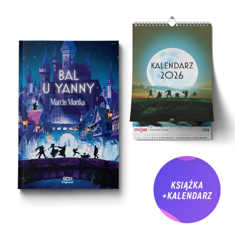 Bal u Yanny (książka + kalendarz fantastyczny 2026 A3)