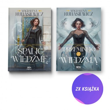 Spalić wiedźmę + Przeminęło z wiedźmą (2x książka + zakładka)