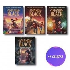 Amanda Black i Nefrytowy Dzwonek + Ostatnia Chwila + Zaginiony amulet + Niebezpieczne dziedzictwo (4x książka)