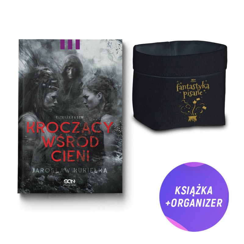 Kroczący wśród cieni. Tatuaże i krew (książka + bawełniany organizer na książki)
