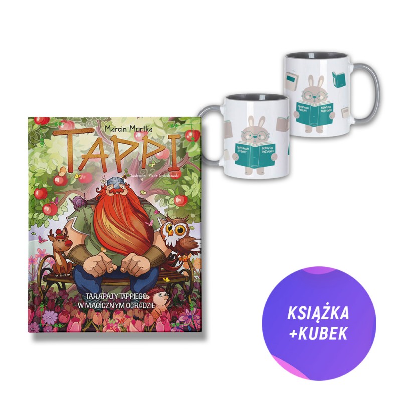 Tappi. Tarapaty Tappiego w Magicznym Ogrodzie (książka + kubek z królikiem 330ml)