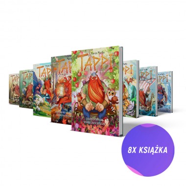 Tappi. Tomy 1-8 (8x książka + 8x zakładka)