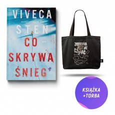 Co skrywa śnieg (książka + torba kryminalna bawełniana kryminał zbrodnią jest nie czytać)