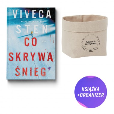 Co skrywa śnieg (książka + bawełniany organizer na książki)