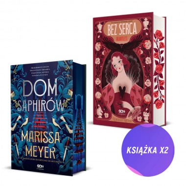 Dom Saphirów + Bez serca (2x książka + 2x pocztówka gratis)