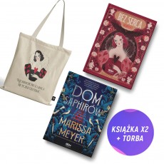 Dom Saphirów + Bez serca (2x książka + torba bawełniana Bez serca + zakładka + pocztówka gratis)