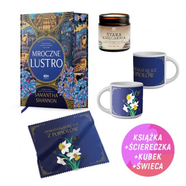 Mroczne lustro TW (barwione brzegi) (książka + świeca sojowa + kubek 400ml + ściereczka do okularów +pocztówka gratis)