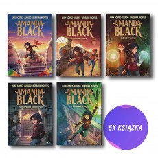 Amanda Black i Grobowy Dźwięk + Nefrytowy Dzwonek + Ostatnia Chwila + Zaginiony amulet + Niebezpieczne dziedzictwo (5x książka)