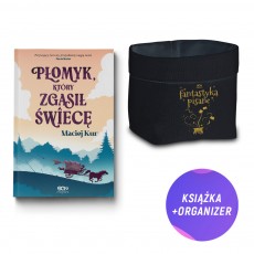Płomyk, który zgasił świecę (książka + bawełniany miękki organizer na książki)