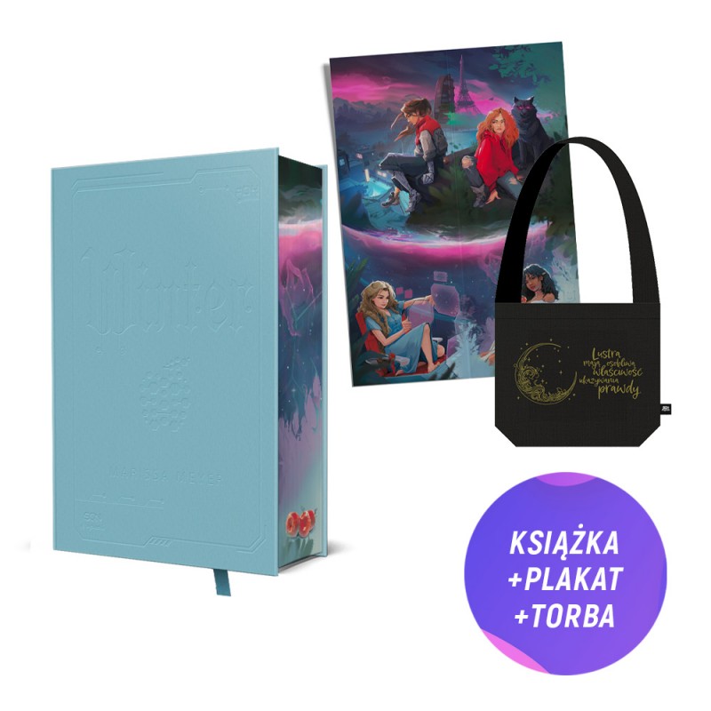 Winter TW (barwione brzegi) (książka + torba bawełniana Saga księżycowa + plakat Winter + zakładka gratis)