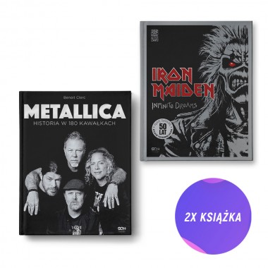Metallica. Historia w 180 kawałkach + Iron Maiden (2x książka)