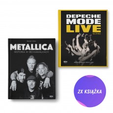 Metallica. Historia w 180 kawałkach + Depeche Mode. Live (2x książka)