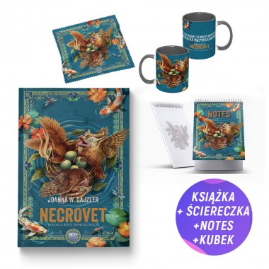 Necrovet. Hodowla istot chimerycznych (książka + notes Necrovet 5 + kubek Necrovet 5 + ściereczka + pocztówka gratis)