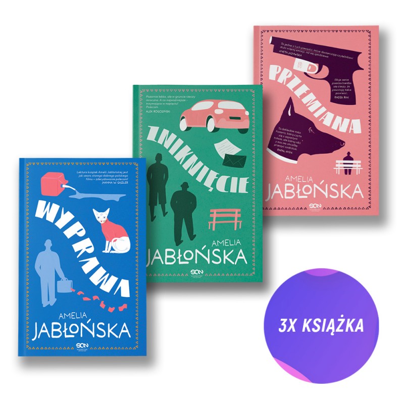 Wyprawa + Zniknięcie + Przemiana (2x książka)