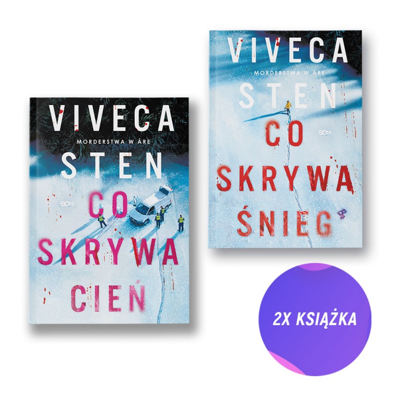 Co skrywa cień + Co skrywa śnieg (2x książka)