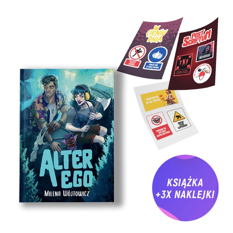 Alter Ego (książka + 3x zestaw naklejek BHP + pocztówka gratis)