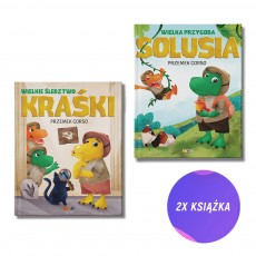 Wielkie śledztwo Kraśki + Wielka przygoda Solusia (2x książka)