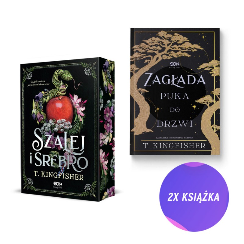 Szalej i srebro + Zagłada puka do drzwi (2x książka + 2x zakładka gratis)