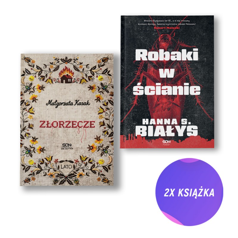 Złorzecze + Robaki w ścianie (2x książka)