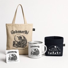 Zestaw Głodomortki: torba bawełniana + metalowy kubek + miękki bawełniany organizer + naklejka