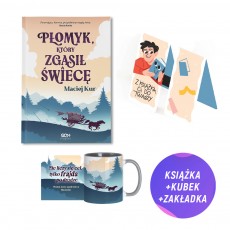 Płomyk, który zgasił świecę (książka + kubek 330 ml Nie liczy się cel, tylko frajda po drodze + zakładka magnetyczna DLA NIEGO)