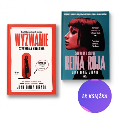 Wyzwanie Czerwona Królowa. Zagadki dla wyjątkowych umysłów + Reina Roja (2x książka)
