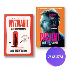 Wyzwanie Czerwona Królowa. Zagadki dla wyjątkowych umysłów + Pacjent (2x książka)