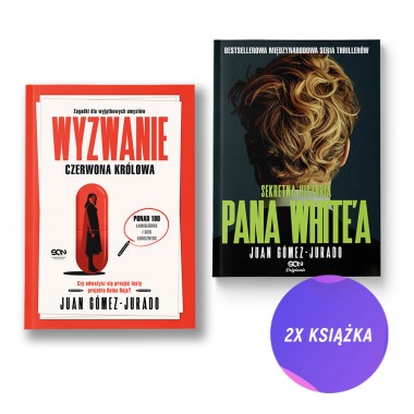 Wyzwanie Czerwona Królowa. Zagadki dla wyjątkowych umysłów + Sekretna historia pana White’a (2x książka)