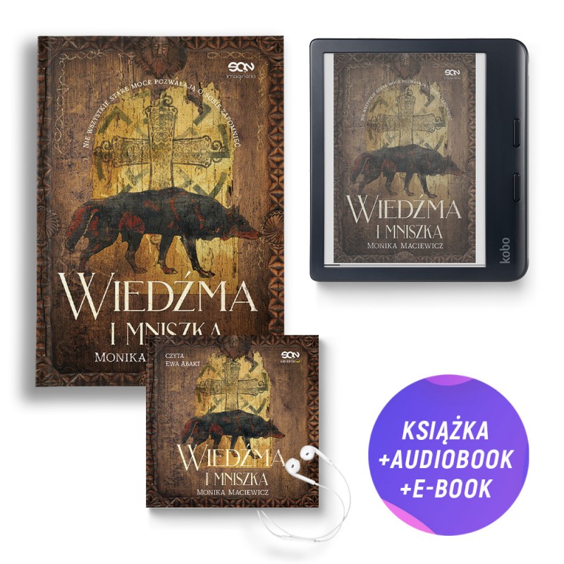 Wiedźma i mniszka (książka + audiobook + e-book)