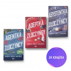Agentka złoczyńcy + Adeptka złoczyńcy + Asystentka złoczyńcy (3x książka + 2x zakładka gratis)