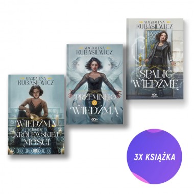 Wiedźma Jego Królewskiej Mości + Przeminęło z wiedźmą + Spalić wiedźmę (3x książka + zakładka gratis)