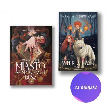 Miasto niespokojnych dusz + Wilk z lasu (2x książka)