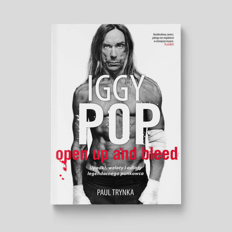 Okładka książki Iggy Pop: Upadki, wzloty i odloty legendarnego punkowca (MK) w SQN Store front
