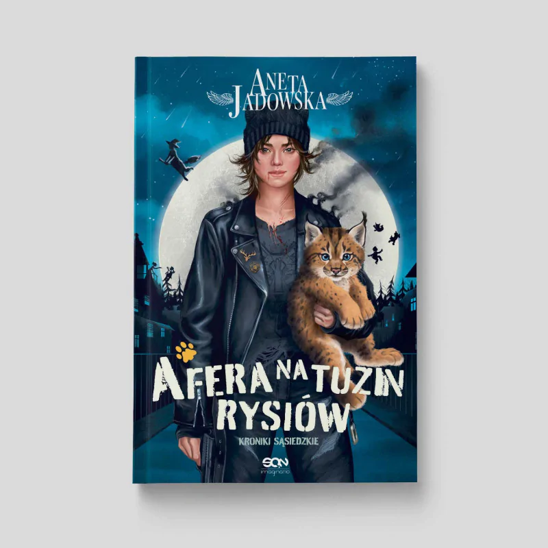 Okładka książki Afera na tuzin rysiów w księgarni SQN Store