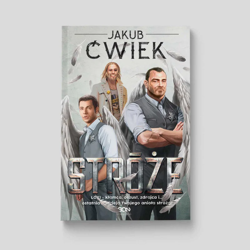 Okładka książki Stróże Jakub Ćwiek w SQNstore front Okładka książki Stróże Jakub Ćwiek w SQNstore front