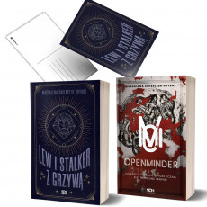 Pakiet SQN Originals: Lew i stalker z grzywą + Openminder + Pocztówka gratis (2x książka + pocztówka)
