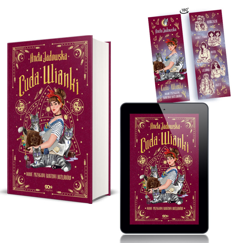 Pakiet: Cuda wianki. Nowe przygody rodziny Koźlaków + e-book (książka + e-book + zakładka gratis)