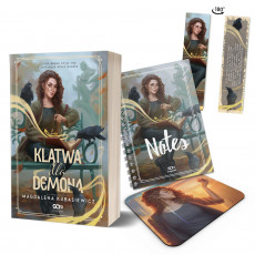 Pakiet: Klątwa dla demona + Notes + Podkładka + zakładka gratis (książka + podkładka + notes + zakładka)
