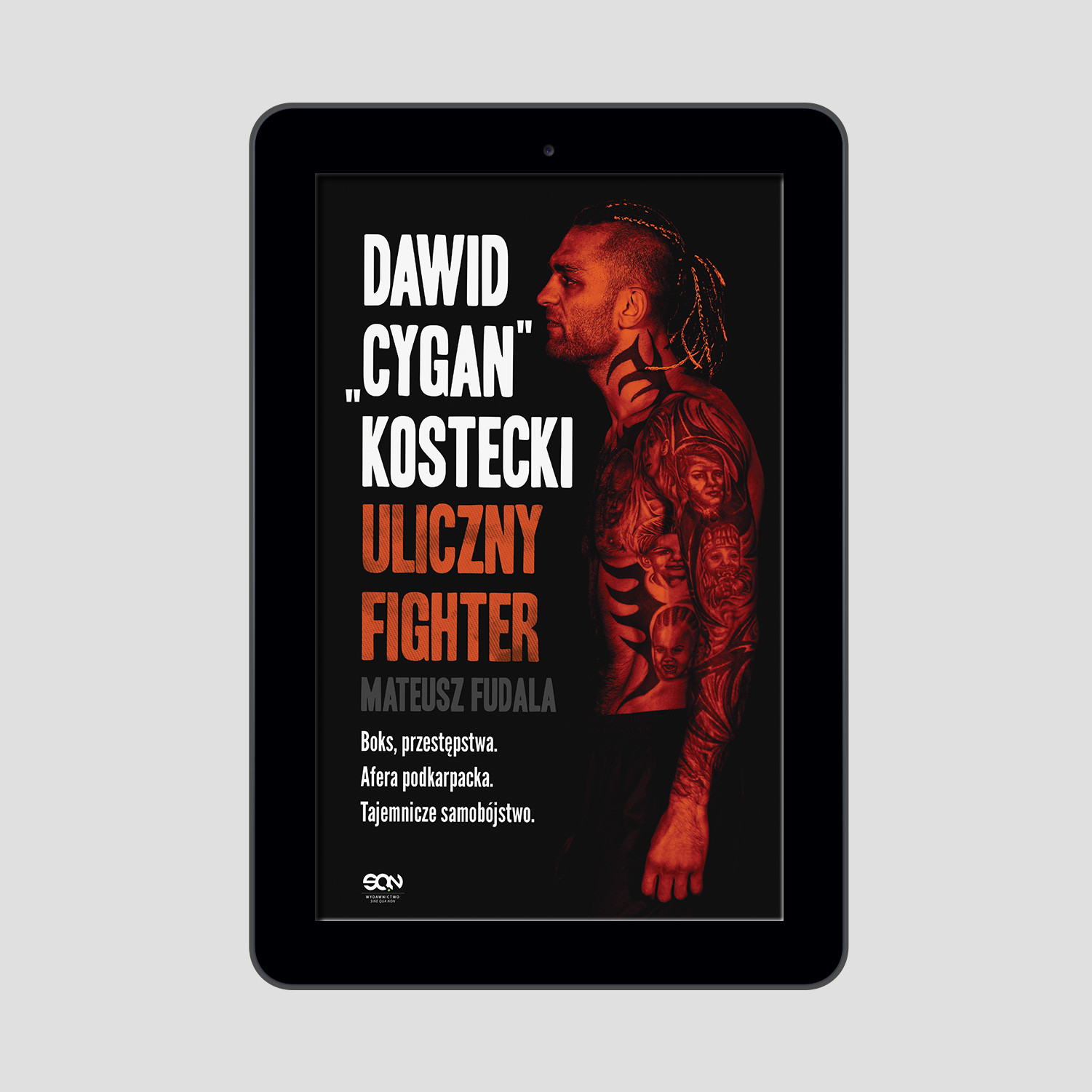 Okładka:Dawid Cygan Kostecki. Uliczny fighter 